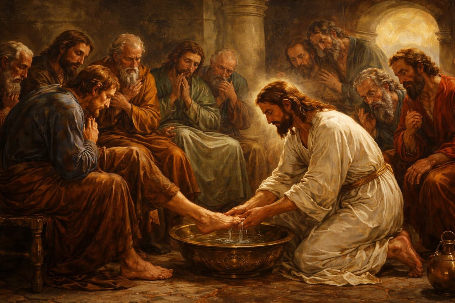The washing of the feet of Peter