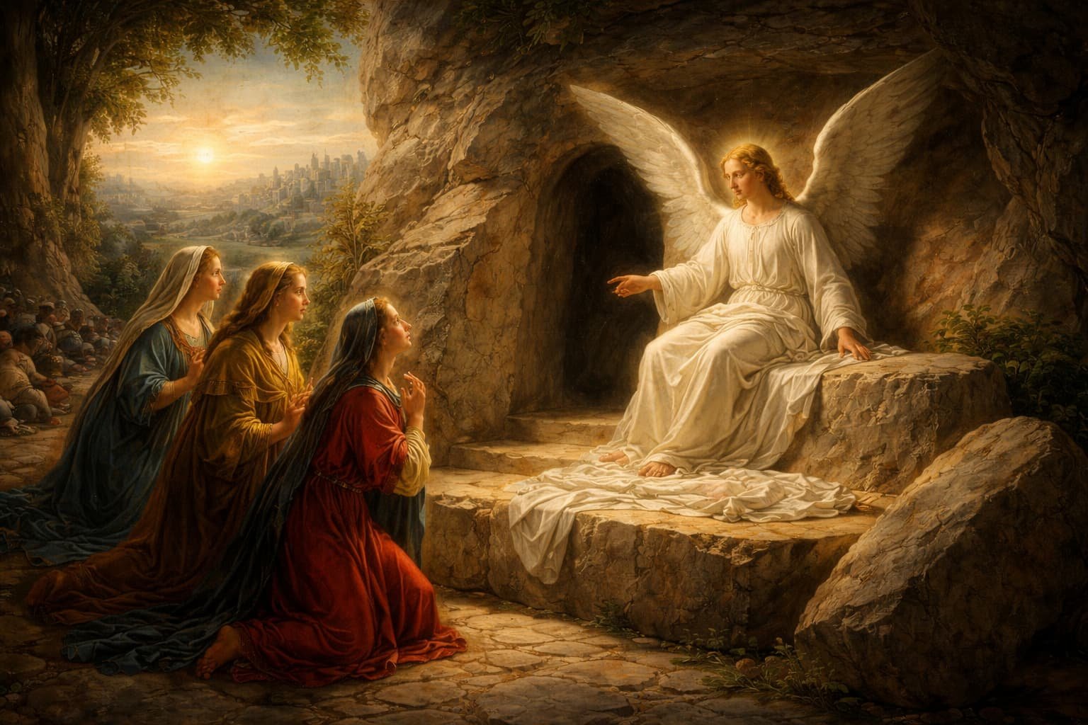 The women at the empty tomb